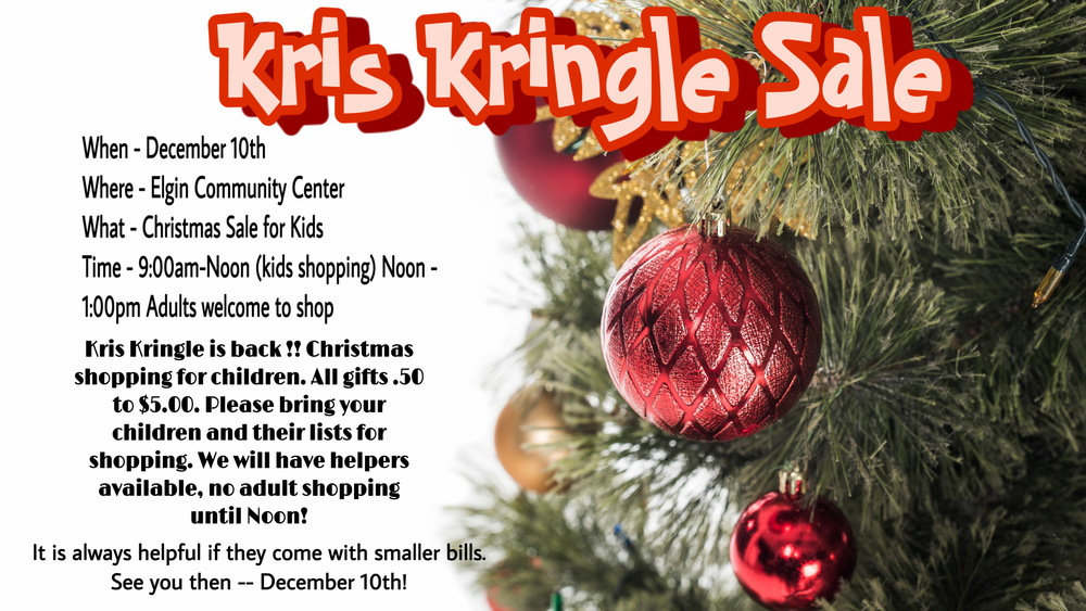 Kris kringle sale